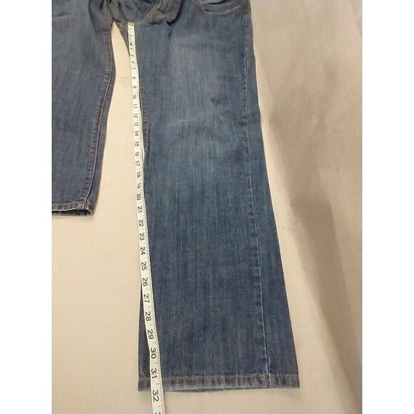 Lucky Brand 221 Original Straight Blue Cotton Denim Jeans 38 x 32 NICE - Picture 4 of 13